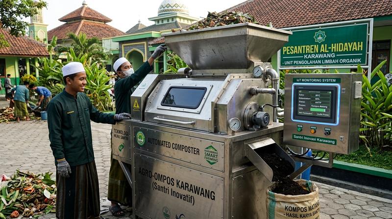 Mesin Pengolah Sampah Organik Otomatis Berbasis IoT